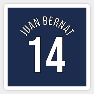 Juan Bernat 14 Home Kit - 22/23 Season Sticker